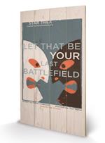 Stampa su legno 76 x 45 cm Star Trek. Let That Be Your Last Battlefield