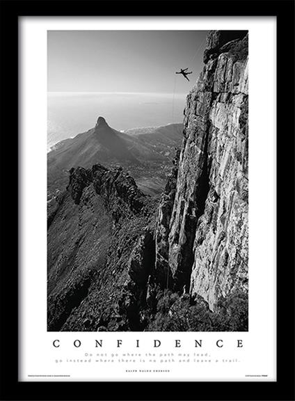 Stampa in cornice 30 x 40 cm Confidence