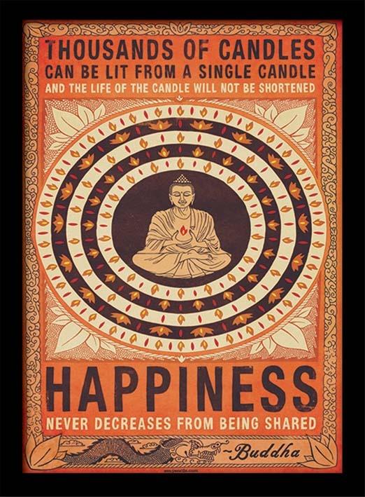 Stampa in cornice 30 x 40 cm Thousands Of Candles