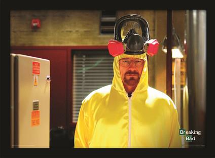 Stampa in cornice 30 x 40 cm Breaking Bad. Hazmat Suit