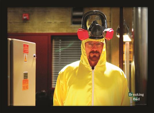 Stampa in cornice 30 x 40 cm Breaking Bad. Hazmat Suit