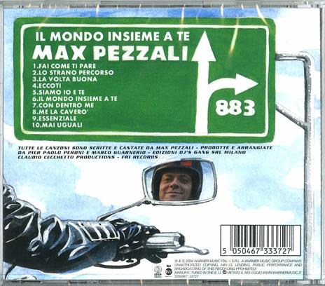 Il mondo insieme a te - CD Audio di Max Pezzali - 2