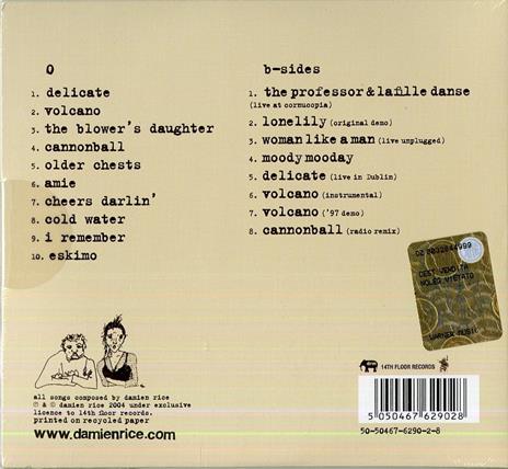 O & B-Sides - CD Audio di Damien Rice - 2
