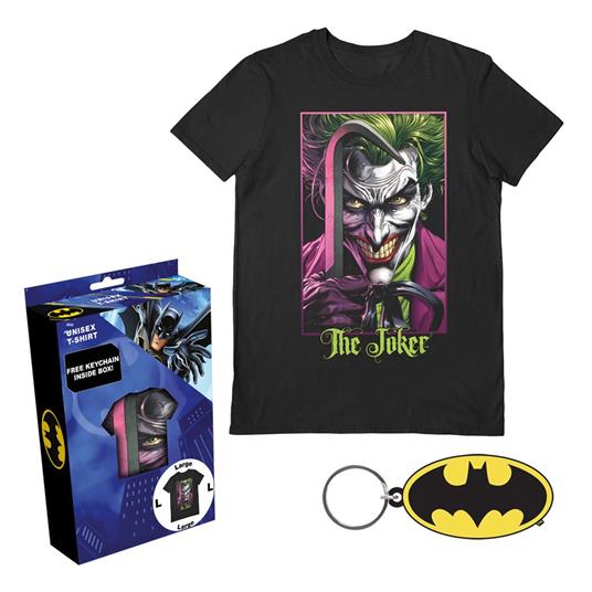 T-Shirt Unisex Tg. L Dc Comics: Batman - Joker Crowbar
