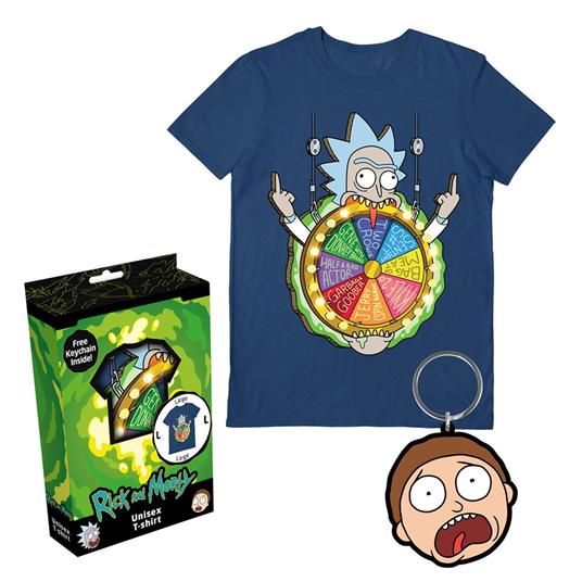 T-Shirt Unisex Tg. L Rick & Morty: Two Crows