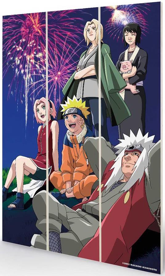 Naruto In Legno Wall Art A Time For Celebration 20 X 30 Cm Pyramid International