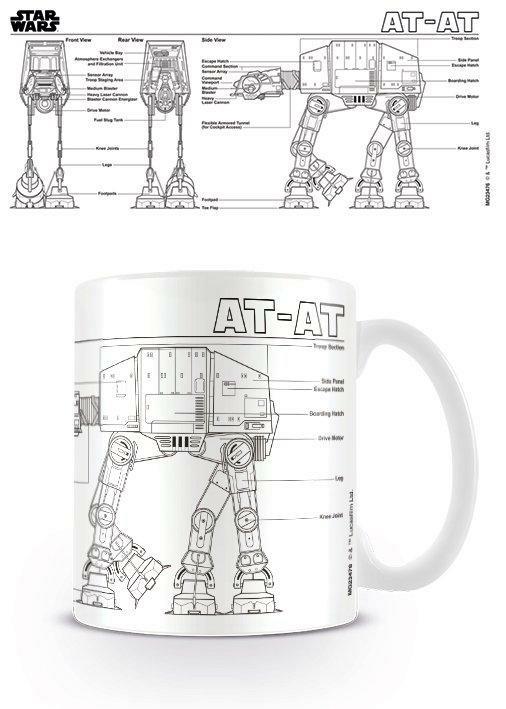 Tazza Star Wars. At At Sketch