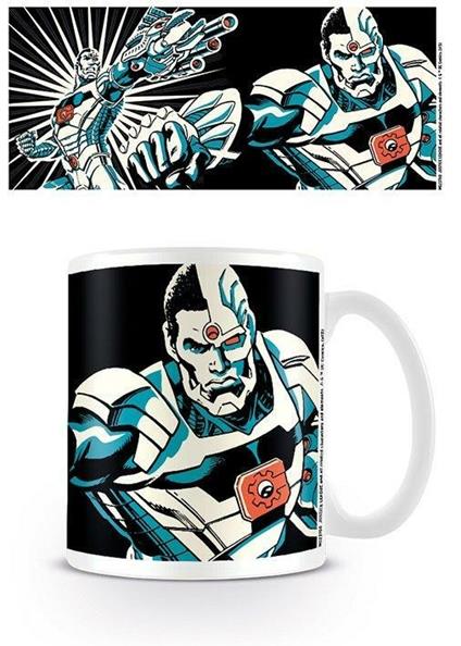 Tazza Justice League. Cyborg Colour