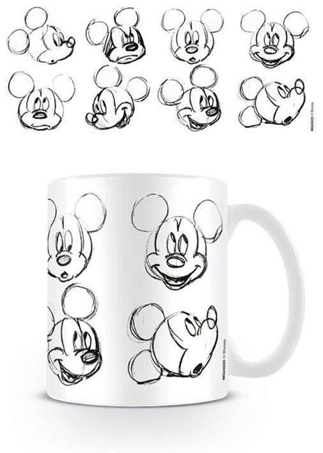 Tazza Mickey Mouse. Sketch Faces