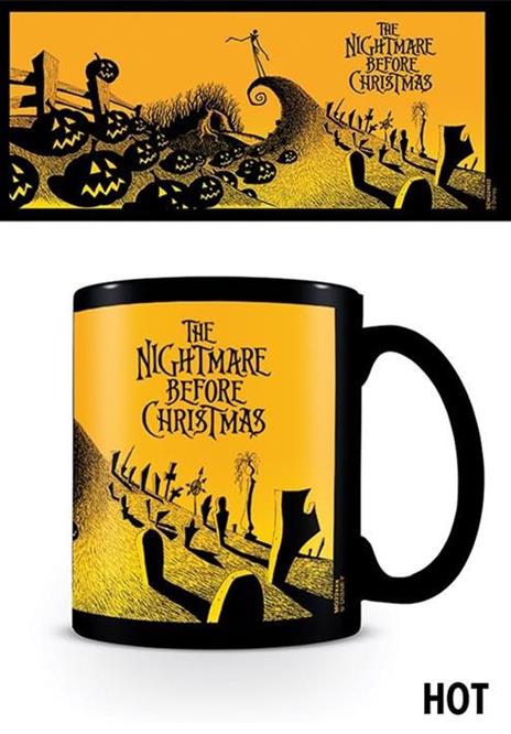 Tazza Termosensibile Nightmare Before Christmas. Graveyard Scene