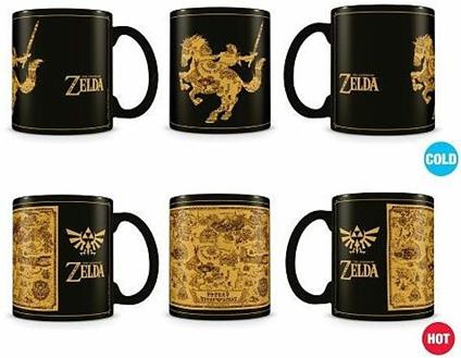 Tazza Termosensibile The Legend Of Zelda Map Silhouette Heat Change M