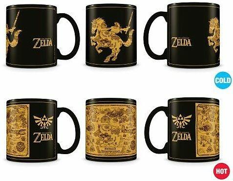 Tazza Termosensibile The Legend Of Zelda Map Silhouette Heat Change M
