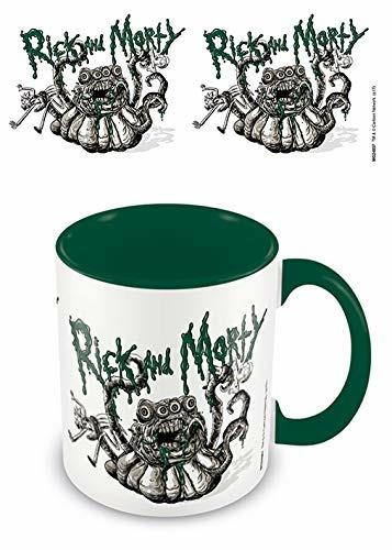 Tazza Rick And Morty Monster Troubles Green Inner Mug