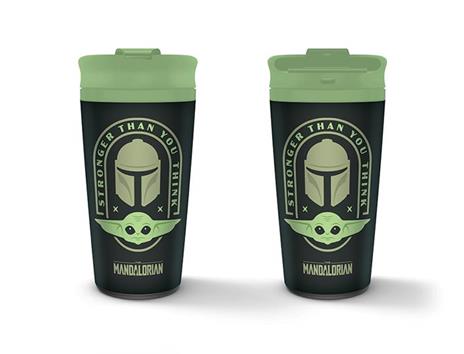 Star Wars: The Mandalorian - Stronger Than You Think Metal Travel Mug (Tazza) - 2