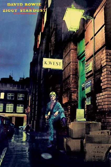 Poster David Bowie. Ziggy Stardust