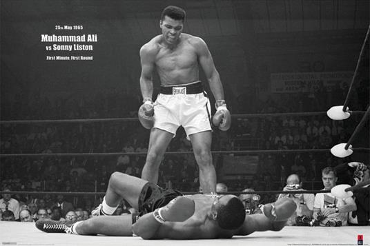 Poster Muhammad Ali. V Liston Landscape