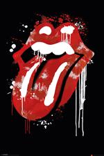 Poster Rolling Stones. Graffiti Lips