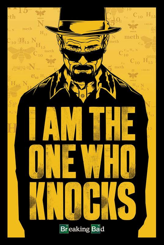 Poster Breaking Bad. I Am The One Who Knocks