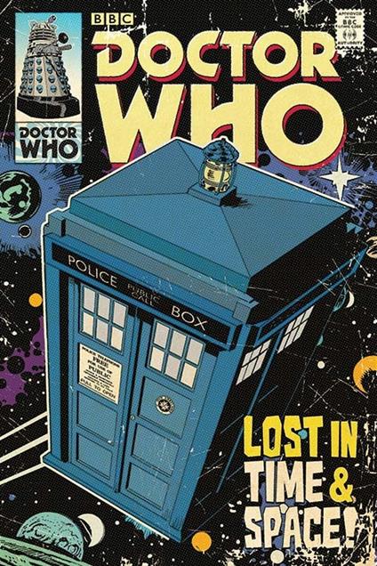 Poster Doctor Who. Lost In Time & Space
