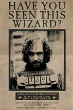 Poster Harry Potter. Wanted Sirius Black