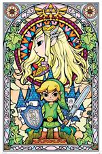 Poster The Legend Of Zelda. Stained Glass