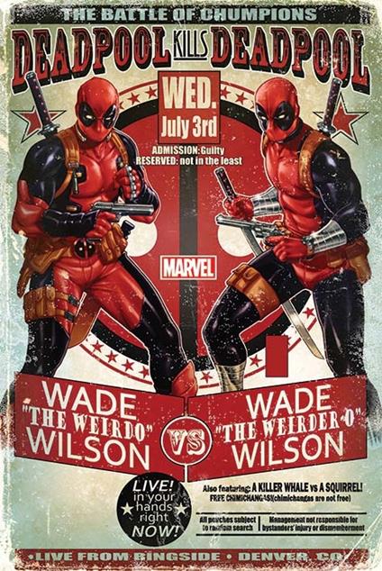 Poster Deadpool. Wade Vs Wade