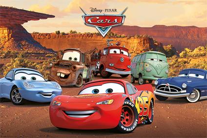 Poster Cars. Characters