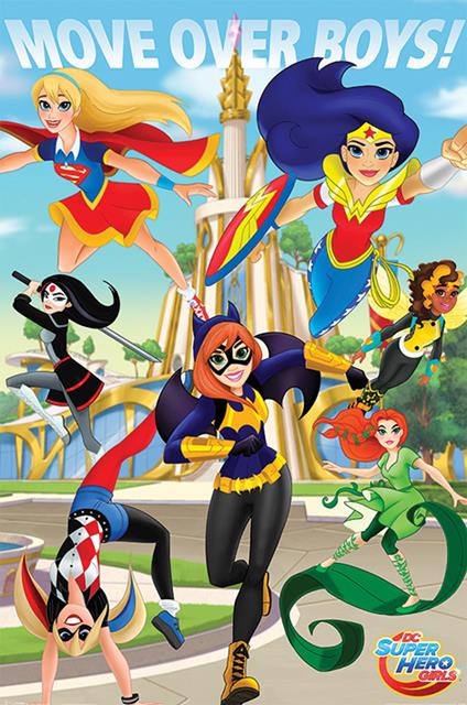 Poster Dc Super Hero Girls. Move Over Boys