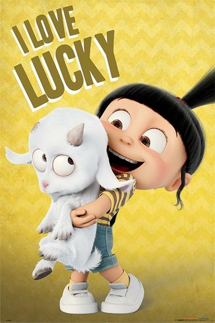Poster Maxi 61x91,5 Cm Despicable Me 3. I Love Lucky