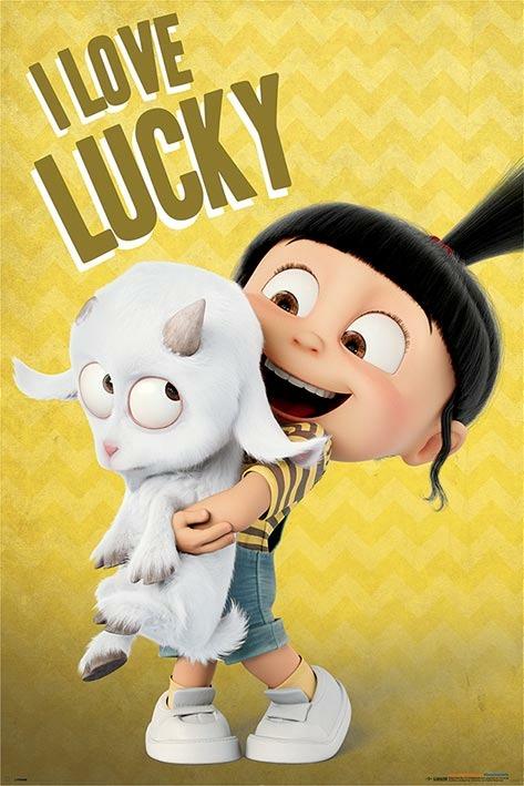 Poster Maxi 61x91,5 Cm Despicable Me 3. I Love Lucky