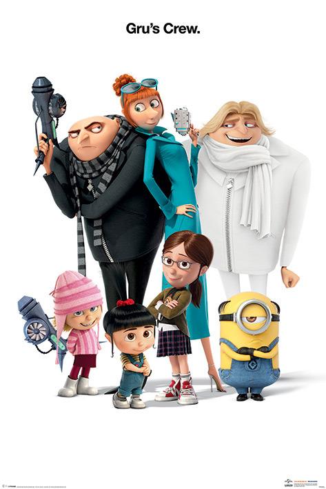 Poster Maxi 61x91,5cm Despicable Me 3. Gru'S Crew