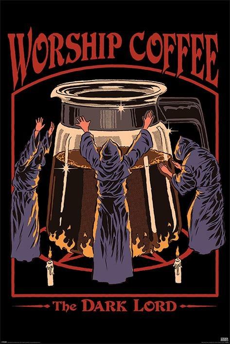 Poster 61X91,5 Cm Steven Rhodes: Worship Coffee