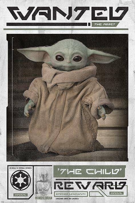 Wanted The Child Star Wars. The Mandalorian Maxi Poster