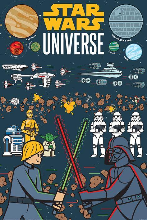 Star Wars: Pyramid - Universe Illustrated (Poster Maxi 61X91,5 Cm)