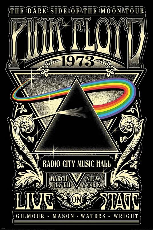 Pink Floyd: Pyramid - DSOTM Tour 1973 (Poster Maxi 61X91,5 Cm)