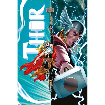 Marvel: Pyramid - Thor & Female Thor (Poster Maxi 61X91,5 Cm)