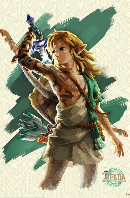 Nintendo: Pyramid - The Legend Of Zelda - Tears Of The Kingdom Link Poster