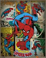 Poster Marvel Comics. Spider-Man Retro