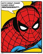 Poster Spider-Man. Quote