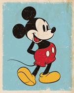 Poster Mickey Mouse. Retro
