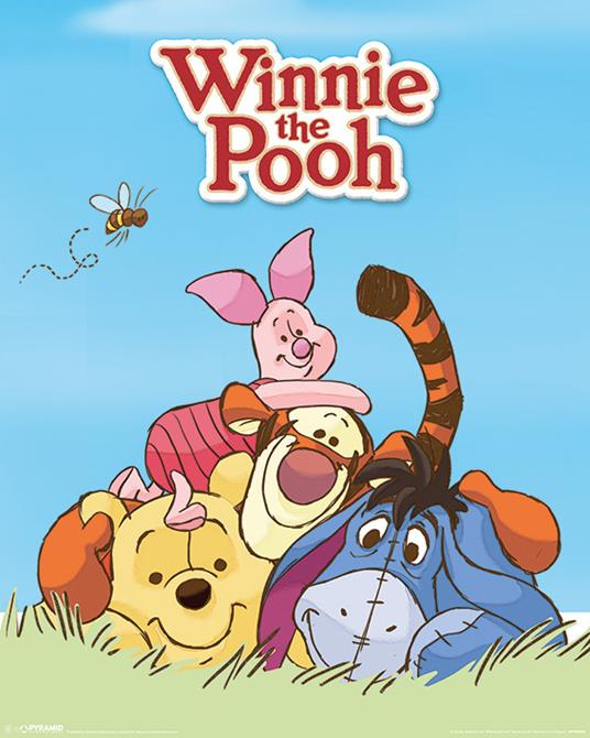 Poster Winnie The Pooh. Characters