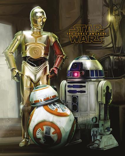 Poster Star Wars Episode Vii. Droids