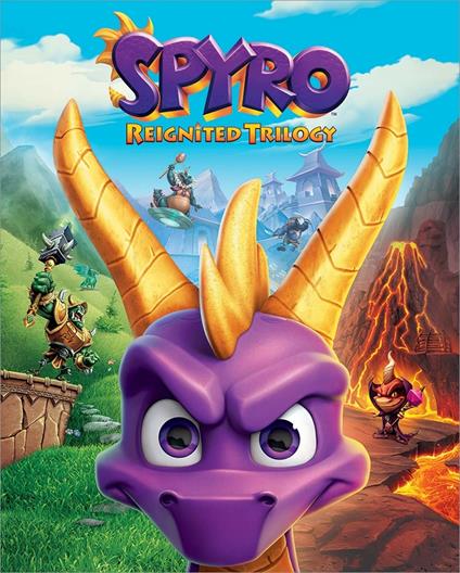 Poster 40X50 Cm Spyro. Game Cover Art