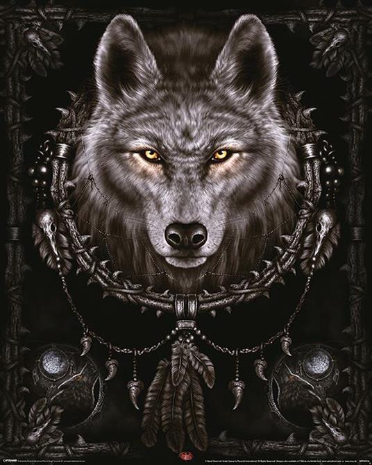 Poster 40X50 Cm. Spiral: Wolf Dreams