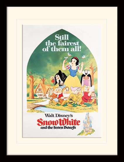 Stampa in cornice 30 x 40 cm Snow White. Still The Fairest