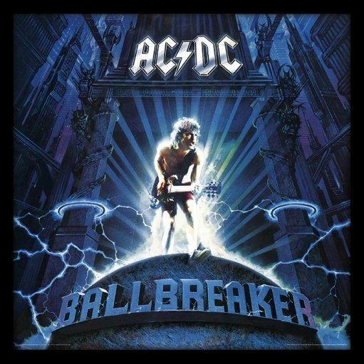 Cornice con stampe AC/DC. Ballbreaker