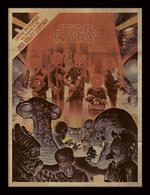 Stampa in cornice 30 x 40 cm Star Wars. Mos Eisley Cantina Aged