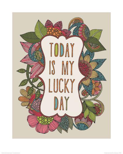 Poster Valentina Ramos. Today Is My Lucky Day