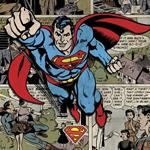 Stampa Su Tela Superman Burst 40X40