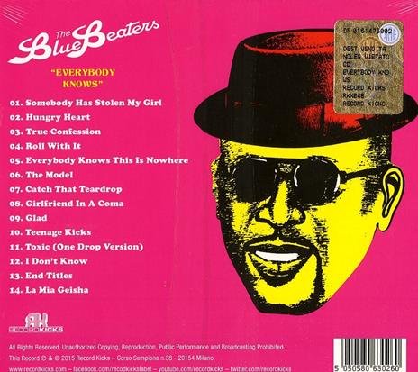 Everybody Knows - CD Audio di BlueBeaters - 2